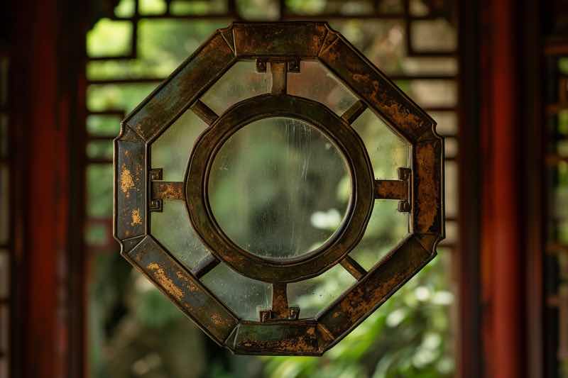 Feng shui mirror 